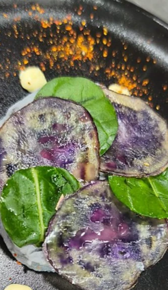 Papas moradas